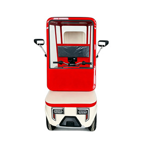 Voiturette de golf électrique Holladay 800W à <span class=keywords><strong>2</strong></span> <span class=keywords><strong>places</strong></span>, quadricycle électrique pliable avec plateau de chargement arrière, vélo électrique à quatre roues avec toit - Product Image 3