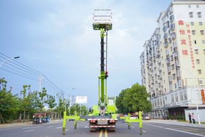 7 Sections Boom 38m Aerial Working Platform Truck with 360-Degree Manlift Rotating Aluminum Working Bucket - Product Image 2