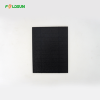 Panneau solaire Foldsun 2,5W PERC ETFE 5V 104,6x135,6mm monocristallin mini cellule DIY pour robot, capteur, jouet, OEM personnalisé, étanche