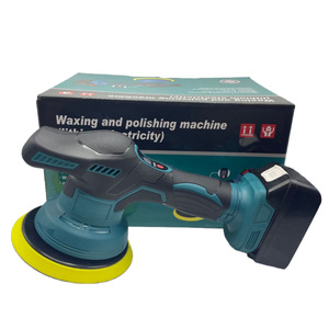 Polisseuse électrique <span class=keywords><strong>sans</strong></span> fil 21V à batterie lithium rechargeable pour voiture, petite <span class=keywords><strong>machine</strong></span> domestique pour réparation de rayures et cirage automobile - Product Image 2
