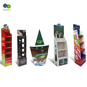 SD SD-512 siêu thị hiển thị đứng thực phẩm khoai tây chiên cà phê đậu sô cô la tùy chỉnh bán lẻ các tông hiển thị sàn - Product Image 2