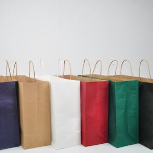 Wholesale Custom Eco Friendly Craft Kraft Paper Food Takeaway Bag Twisted Handle Bolsa De Papel With Logo - Product Image 2