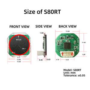Módulo de Sensor de Huella Dactilar Capacitivo Cuadrado Ultrafino S80ST, Alta Precisión y Bajo Consumo para Dispositivos IoT de Hogar Inteligente - Product Image 2