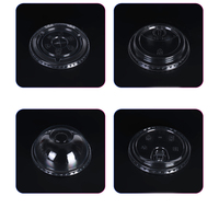 Gobelets en plastique transparent pour boissons froides, gobelets en plastique jetables pour thé au citron, Thanksgiving, Noël