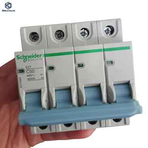 Interruptor de Circuito EZ7, Interruptor de Aire 50A 4P Tipo C 400V 50Hz, Interruptor Eléctrico de Sobrecarga, Dispositivo de Distribución de Energía de Bajo Voltaje - Product Image 1