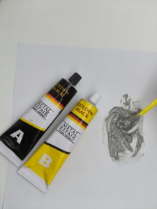 กาวซ่อมโลหะ AB <span class=keywords><strong>Gum</strong></span> ทนความร้อน กาวเชื่อมโลหะแบบแป้ง - Product Image 5