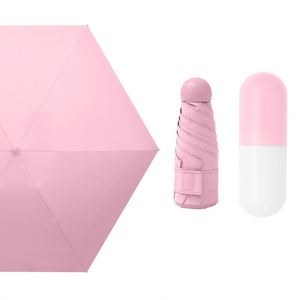 Parapluie de poche super mini capsule anti-UV et coupe-vent à prix de gros avec logo, idéal comme cadeau pour fille - Product Image 2