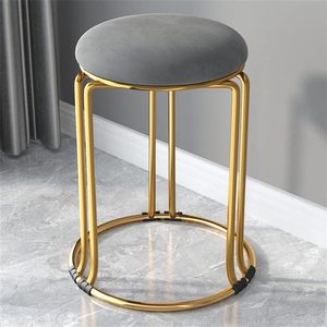 Modern Dining Chair Luxury <strong>Stool</strong> Brackets Desks Iron Leisure Desk Bedside <strong>Stool</strong> Tables Makeup for Living Room <strong>Office</strong> - Product Image 4