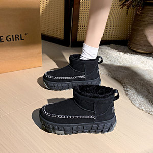 Hot Bán 2025 Mùa Đông Của Phụ Nữ Tuyết Khởi Động Thiết Kế Mới Ấm Sang Trọng Dày Duy Nhất Mắt Cá Chân Khởi Động Thời Trang Chất Lượng Cao Thoải Mái Cho Phụ Nữ - Product Image 4