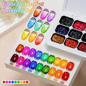 พบกับเจลเคลือบสีลูกกวาดเก้าตารางสำหรับเพ้นท์เล็บมืออาชีพ - Product Image 5