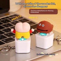 Porte-clés poisson en plastique le plus vendu avec générateur de son électronique, jouet anti-stress au design élégant, vente en gros