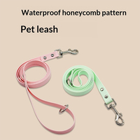 Correa para Perro Recubierta de Goma PVC, Impermeable, Antideslizante, para Entrenamiento de Mascotas con Giro de 360 Grados °   Gancho Giratorio para Artículos de Lujo para Mascotas