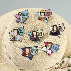 Pins de Esmalte con Frases de los Personajes de la Serie Stranger Things, Broches de Solapa, Insignias, Venta al Por Mayor en Existencia - Product Image 4