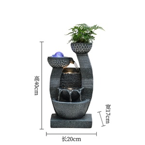 <span class=keywords><strong>Fontaine</strong></span> de <span class=keywords><strong>jardin</strong></span> en résine pour intérieur et extérieur, élégante décoration murale aquatique pour la maison et le <span class=keywords><strong>jardin</strong></span> - Product Image 3