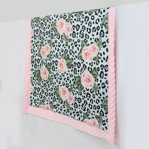 Couvertures de réception et de sommeil pour bébés, imprimées sur mesure, en tricot, pour nouveau-nés, <span class=keywords><strong>80</strong></span>*100 <span class=keywords><strong>cm</strong></span>, en fil doux Minky, 600TC, style américain - Product Image 5