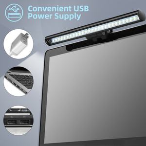 Barra de Luz para Monitor de Portátil, Lámpara de Escritorio de 3W con Atenuación, Luz USB para Portátil, 3 Temperaturas de Color, Lámpara de Escritorio para Hogar y Oficina - Product Image 3