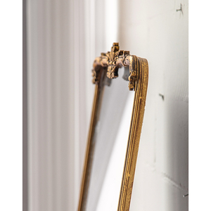 Đau Khổ Trang Trí Nội Thất Gương Vàng Kim Loại Châu Âu Hình Dạng Vòm Sàn Gương Tường Gương Cho Phòng Khách Phòng Ngủ - Product Image 5