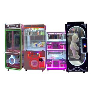 Nueva Máquina de Juego <span class=keywords><strong>Arcade</strong></span>, Muñeca de Peluche Grande Rosa, Corta el Cordón, Juego de Peluche con Premios para Centros Comerciales Interiores - Product Image 5