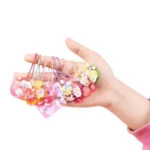 Mädchen DIY Kit Sticker scute Goo Ka Acryl Kette Hand Konto Material Paket Set DIY Spielzeug Set