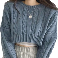 2025 nouveau Design rétro tressé Style coréen femmes Cardigan Sexy doux fille automne pull tricoté