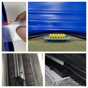 モーデン自動低温エアバッグセンサー断熱工業用冷凍PVC冷蔵室高速ドア - Product Image 5