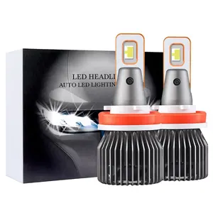 Factory wholesale car headlight production line h1 h4 h7 h11 25000lm canbus car led 70w