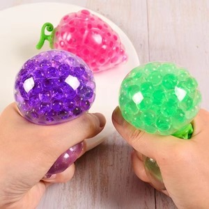 CHENXI Hot Selling Water Beads Stress <b>Balls</b> Cute Strawberry <b>Squeeze</b> Fidget Toys 6.5x9.5cm for Children Ages 8+ Antistress - Product Image 3