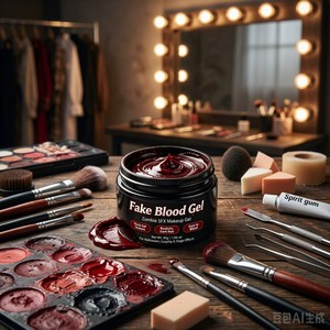 Gel de Sangre de 30g para <span class=keywords><strong>Maquillaje</strong></span> de Efectos Especiales, Color Rojo Oscuro, para Halloween, Cosplay, Vampiros, Heridas, <span class=keywords><strong>Maquillaje</strong></span> de Efectos Especiales - Product Image 5