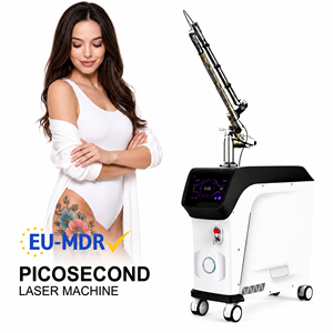 เครื่องเลเซอร์ Nd Yag Pico แบบไม่รุกล้ำ สำหรับลอกผิวด้วยคาร์บอน กำจัดรอยแผลเป็น สำหรับร้านเสริมสวยและคลินิก - Product Image 1