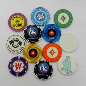 بيع بالجملة الرموز البلاستيكية المستديرة الملونة - Product Image 5