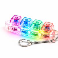 Clé USB anti-stress lumineuse LED personnalisée avec design créatif, options de porte-clés, jouet anti-stress, pendentif pour sac à dos