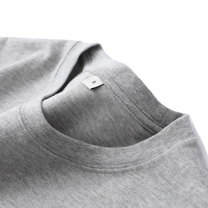 เสื้อยืดถักผ้าฝ้าย100% สำหรับผู้ชายขนาดใหญ่210GSM พิมพ์ลายตามสั่ง - Product Image 4