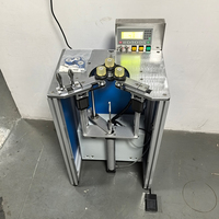 Machine à bobiner pneumatique de précision pour bobines toroïdales, transformateurs, inducteurs et ferrites, avec boîte de vitesses et roulement, garantie 1 an