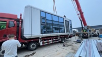 Capsule spatiale en acier préfabriquée, appartement, maison avec abri de cabine portable et design esthétique unique