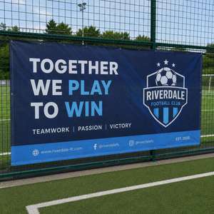 Wholesale High Quality Windproof Waterproof UV Resistant Eco-Friendly Portable Vinyl <b>Banner</b> for Construction Site Sports Stadium - Product Image 6