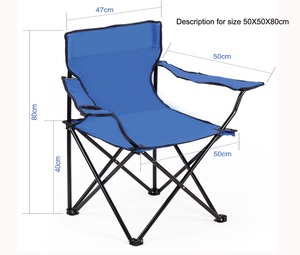 Hitree venditore caldo esterno portatile ultraleggero campeggio sedia pieghevole multi colore escursionismo picnic spiaggia sedia da campeggio - Product Image 5