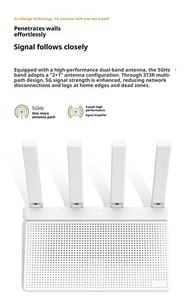 Router Mijia Xiaomi de 3600 Mbps de Doble Banda con 4 Antenas, Router Wifi OpenWrt, Velocidades de Red Rápidas Wi-Fi <span class=keywords><strong>7</strong></span>, Router Wifi 5G de Amplia Cobertura - Product Image 4