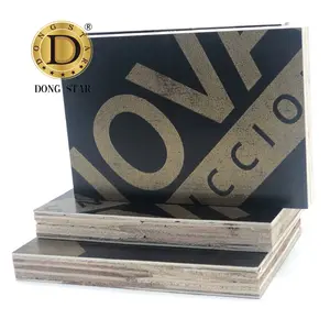 Black Film Plywood 18mm Finger Joint Black Film Face Plywood Recycled Film Face Plywood