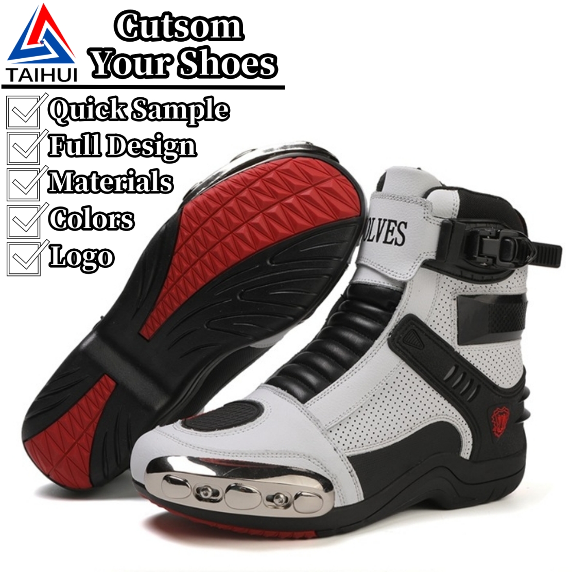 Best Selling Motorcycle Boots China Durable, Waterproof Stylish