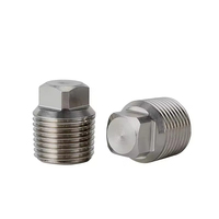 Juego de tapones de Cabeza Cuadrada personalizable OEM para construcción, varios tamaños, técnicas de fundición de igual forma, uso de accesorios de tubería sanitaria