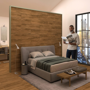 Baldosas de Porcelana con Aspecto de Madera en Espiga, Color Marrón Latina, 200x1200mm, Diseño Premium - Product Image 2