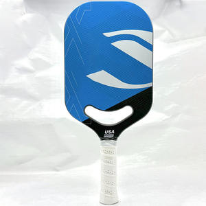 Paleta <span class=keywords><strong>de</strong></span> Pickleball <span class=keywords><strong>de</strong></span> Fibra <span class=keywords><strong>de</strong></span> Carbono T700 sin Bordes, Núcleo <span class=keywords><strong>de</strong></span> Panal <span class=keywords><strong>de</strong></span> Abeja <span class=keywords><strong>de</strong></span> 16 mm, Control <span class=keywords><strong>de</strong></span> Giro y Potencia, Superficie Texturizada, Logotipo Personalizado, Suministro OEM - Product Image 1