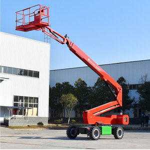 Plataforma elevadora eléctrica de 18 m de altura de trabajo, brazo articulado, capacidad de carga de 230 kg para trabajos de construcción en edificios de gran altura - Product Image 1