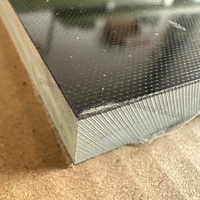 Feuille de stratifié FR4 noire antistatique à une face, panneau en fibre de verre époxy