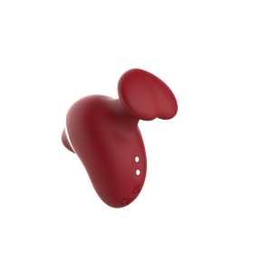 USB Powered Heart-Shaped Sex Toy Massager 10-Speed Frequency G-Spot <b>Vibrator</b> Wine Red Dildo 100% Waterproof Silicon+ABS for - Product Image 4