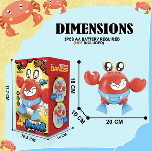 Jouet Crabe Électrique Interactif et Dansant pour <span class=keywords><strong>la</strong></span> Rue, Crabe Robot Chantant et Dansant Amusant avec Lumières LED et Musique - Product Image 3