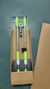 Köpek Pooper Scooper, köpek Poop tepsi ve tırmık seti, uzun ayarlanabilir kesit alüminyum kolları ile Pet atık kaldırma Scoop - Product Image 4