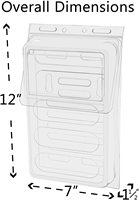 Scatola di Brochure immobiliari per esterni personalizzata confezione in Blister a conchiglia di plastica facile da usare contiene 200 8.5X11 documenti/cartelle volantini