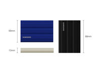 Samsung T7 Shield Portable SSD Usb 3.2 Gen 2 Hard Drive Eksternal Kecepatan Tinggi 2TB Solid State Drive untuk Desktop Laptop PC