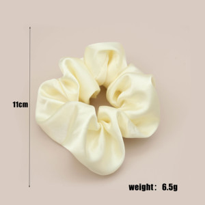 Thời Trang Tùy Chỉnh Phụ Nữ Của Phụ Tụ-56 Rắn Satin Tóc Ban Nhạc Lụa Scrunchies Số Lượng Lớn Đàn Hồi Tóc Quan Hệ Cho Cô Gái Làm Vải - Product Image 5